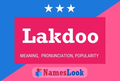 ملصق اسم Lakdoo