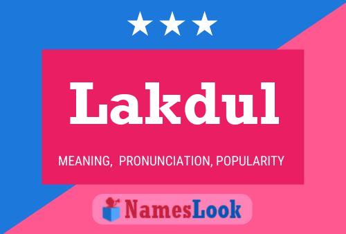 ملصق اسم Lakdul