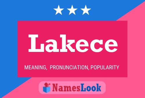 ملصق اسم Lakece