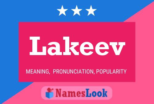 ملصق اسم Lakeev