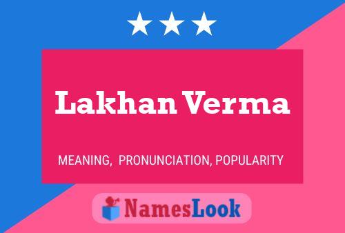 ملصق اسم Lakhan Verma