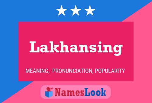 ملصق اسم Lakhansing