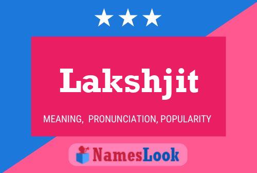 ملصق اسم Lakshjit