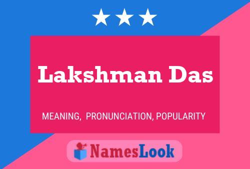 ملصق اسم Lakshman Das