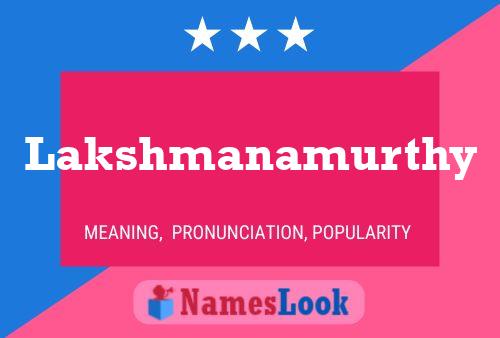 ملصق اسم Lakshmanamurthy