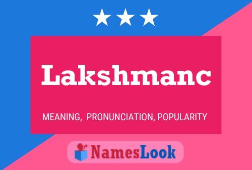 ملصق اسم Lakshmanc