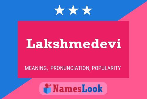 ملصق اسم Lakshmedevi