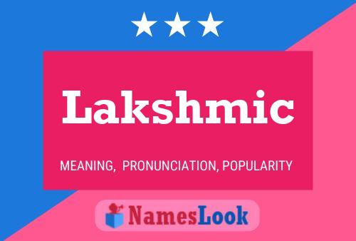 ملصق اسم Lakshmic