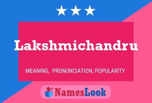 ملصق اسم Lakshmichandru