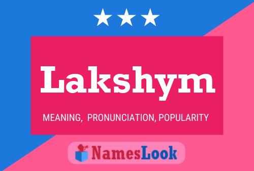 ملصق اسم Lakshym