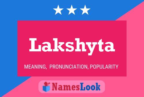 ملصق اسم Lakshyta