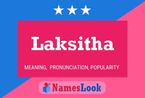 ملصق اسم Laksitha