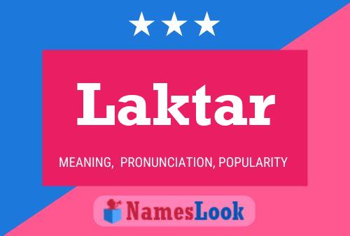 ملصق اسم Laktar