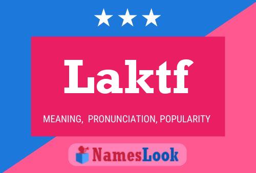 ملصق اسم Laktf