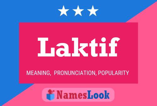 ملصق اسم Laktif