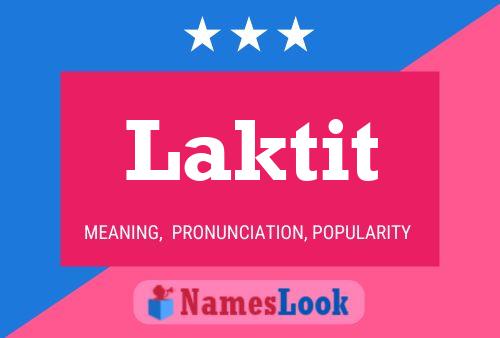 ملصق اسم Laktit