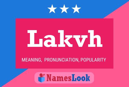 ملصق اسم Lakvh