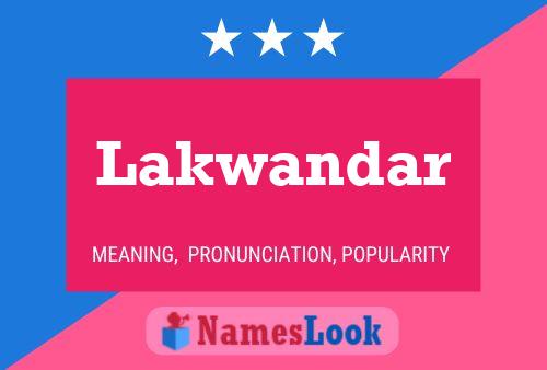 ملصق اسم Lakwandar