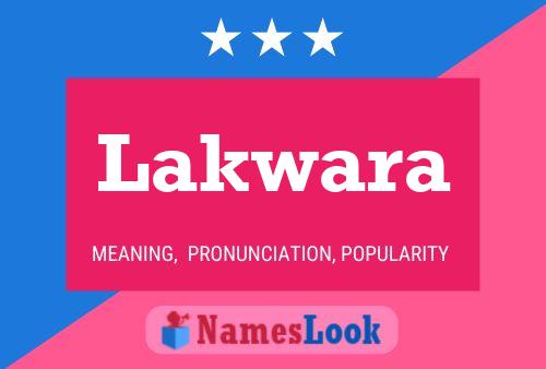 ملصق اسم Lakwara