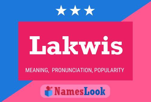 ملصق اسم Lakwis