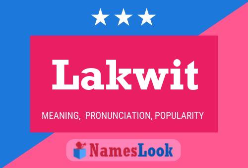 ملصق اسم Lakwit