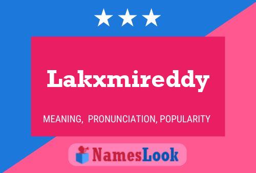 ملصق اسم Lakxmireddy