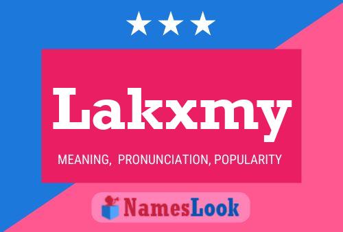 ملصق اسم Lakxmy