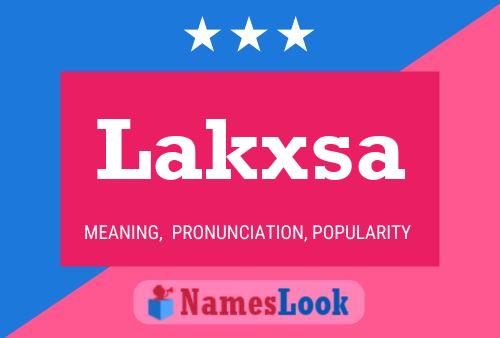 ملصق اسم Lakxsa