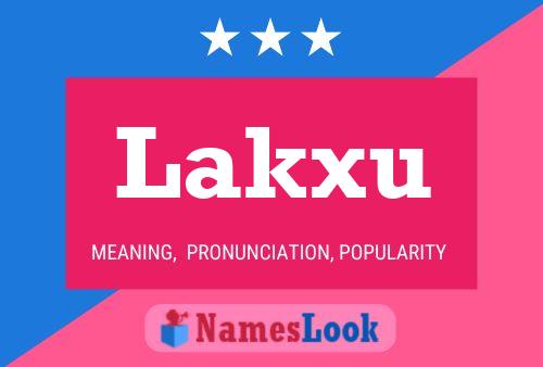 ملصق اسم Lakxu