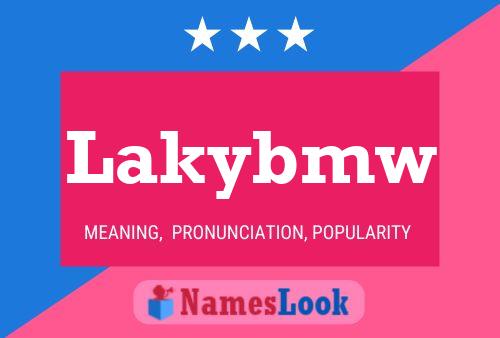 ملصق اسم Lakybmw