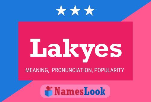 ملصق اسم Lakyes