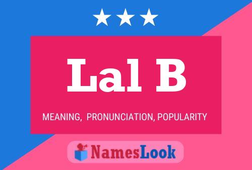 ملصق اسم Lal B