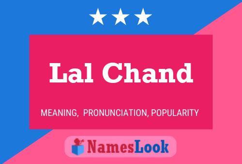 ملصق اسم Lal Chand