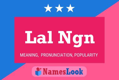 ملصق اسم Lal Ngn