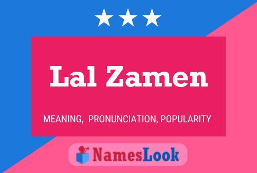 ملصق اسم Lal Zamen