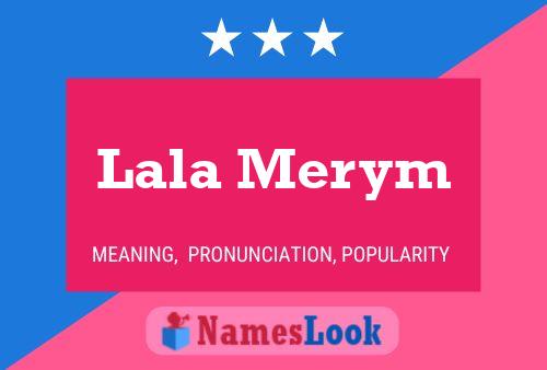 ملصق اسم Lala Merym