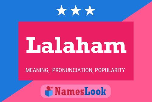 ملصق اسم Lalaham