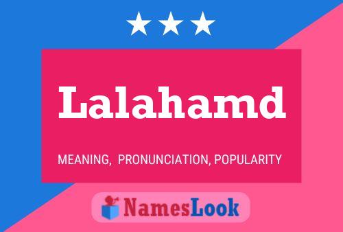 ملصق اسم Lalahamd