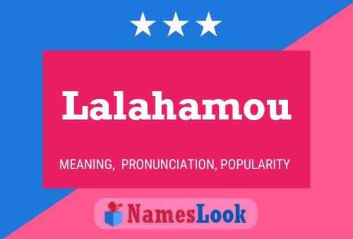 ملصق اسم Lalahamou