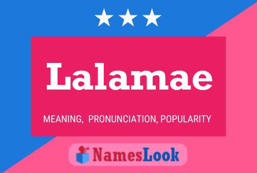 ملصق اسم Lalamae