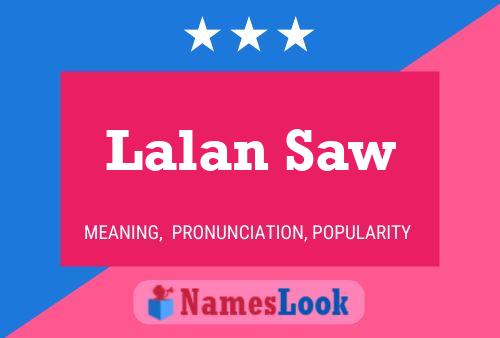 ملصق اسم Lalan Saw