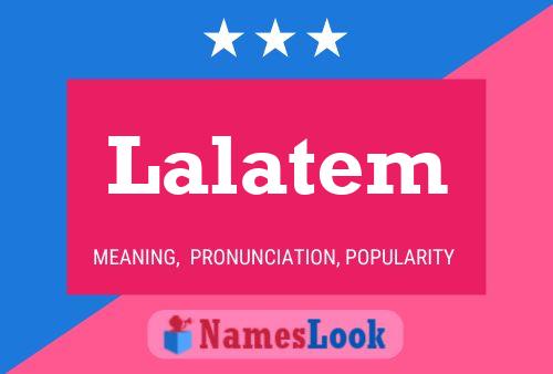 ملصق اسم Lalatem