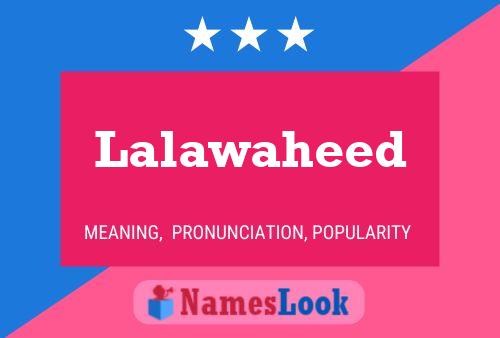 ملصق اسم Lalawaheed