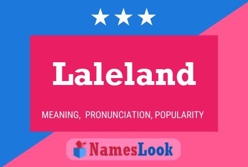 ملصق اسم Laleland