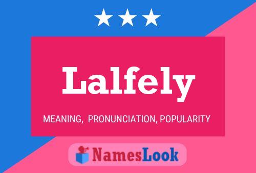 ملصق اسم Lalfely