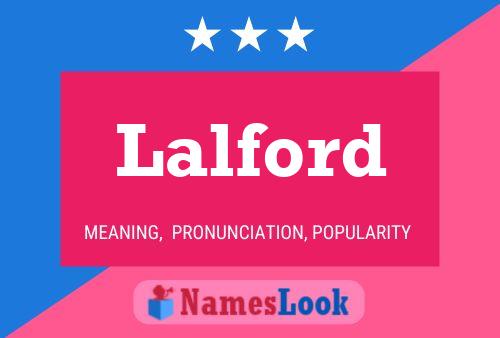 ملصق اسم Lalford