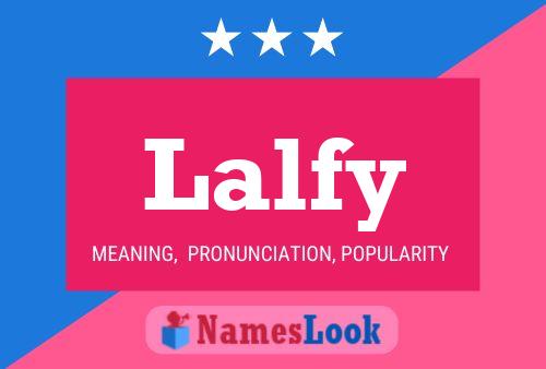 ملصق اسم Lalfy