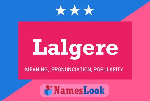 ملصق اسم Lalgere