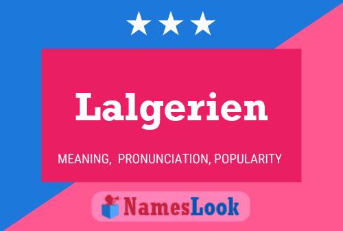 ملصق اسم Lalgerien