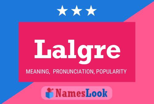 ملصق اسم Lalgre